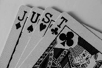just card hand 