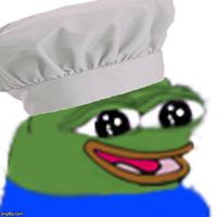 pepe chef hat smiling 