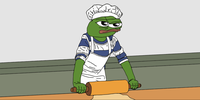 pepe chef with rolling pin 