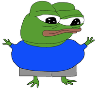 pepe fat round body arms out 