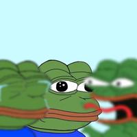 pepe with screaming and crying pepes 