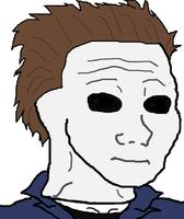 doomer wojak crying, Stable Diffusion